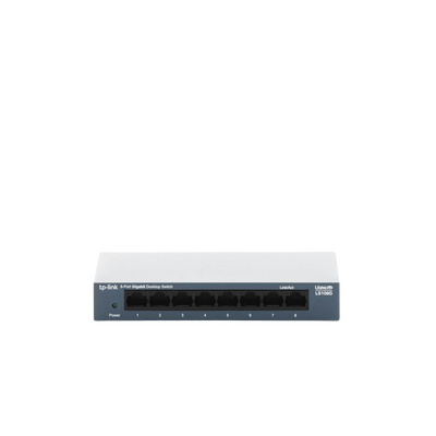 Switch de escritorio Gigabit de 8 puertos 10/100/1000Mbps, carcasa metálica - Image 6