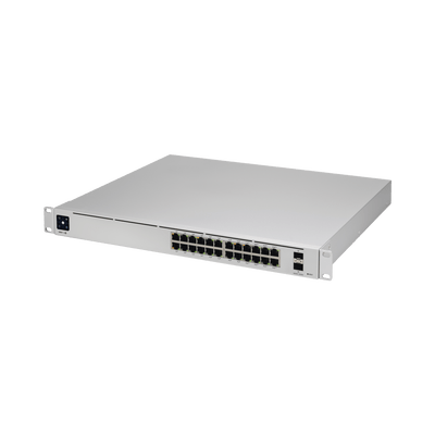UniFi Switch USW-Pro-24-POE Gen2, con funciones capa 3, de 24 puertos PoE 802.3at/bt + 2 puertos 1/10G SFP+, 400W, pantalla informativa - Image 3