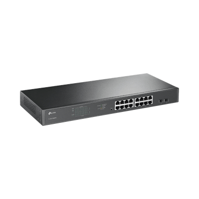 Switch JetStream de 16 puertos 10/100/1000Mbps y PoE af/at, 2 puertos SFP hasta 192W. - Image 3