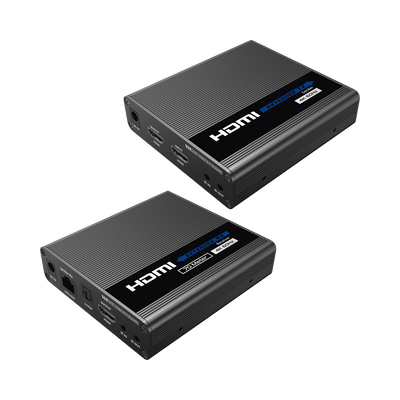 Kit Extensor HDMI hasta 700 metros con Conexión en Cascada / 4K @ 60 Hz/ 70 metros PTP con Cat 6, 6a y 7 / IPCOLOR / CERO LATENCIA / SIN COMPRIMIR / Salida Loop / IR bidireccional / Puerto S/PDIF / Soporta ARC / Soporta 10 TT-676-Rx. - Image 4