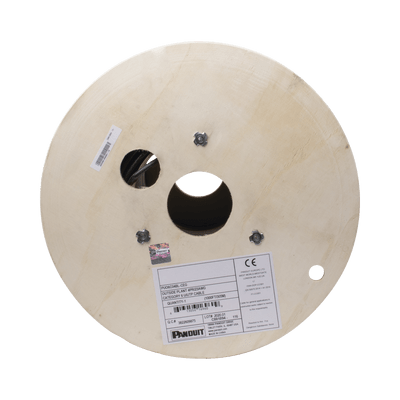 Bobina de Cable UTP de 4 Pares, PanNet, Para Exterior con Gel, Cat6 (23 AWG), Industrial para Climas Extremos, Color Negro, 305 m - Image 4