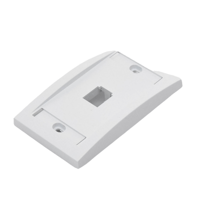 Placa de Pared Vertical Ejecutiva, Salida Para 1 Puerto Mini-Com, Con Espacios Para Etiquetas, Color Blanco - Image 5