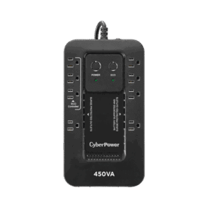 UPS de 450 VA/260 W, Topología Standby con Modo Ahorrador ECO, Entrada 120 Vca NEMA 5-15P, Con 8 Tomas NEMA 5-15R