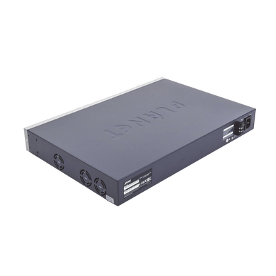 Switch Administrable L3, 24 puertos Gigabit PoE 802.3bt, 2 puertos 10G SFP+, Pantalla Tactil, Fuente Redundante, (600W) - Image 3