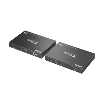 Kit extensor KVM (HDMI y USB) hasta 70 metros | Resolución 4K @ 60 Hz | Cat 6, 6a y 7 | IPCOLOR | CERO LATENCIA | HDR10 | Salida Loop | Puerto S/PDIF | Uso 24/7 | Transmite el Video y Controla tu DVR vía USB a distancia. - Image 4