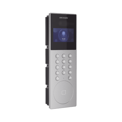 Videoportero IP Multiapartamento con Reconocimiento Facial / Llamada a App HikConnect (requiere monitor) / Protección IP65 / Apertura por Rostro, Tarjeta o App - Image 2
