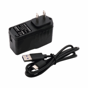 Adaptador de pared de 5 Vcc, @ 3 A con micro-USB tipo C