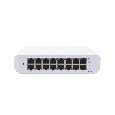 Switch UniFi Lite Administrable PoE de 16 Puertos 10/100/1000 Mbps (8 puertos 802.3af/at), 45 W - Image 3
