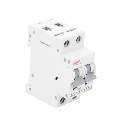 Protección Térmica 2P, 20A,  Corriente Alterna  400 Vca para Aplicación Fotovoltaica Montaje Riel DIN - Image 3