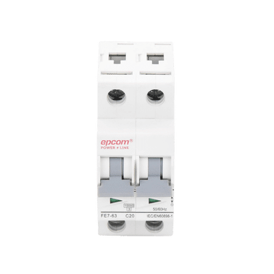 Protección Térmica 2P, 20A,  Corriente Alterna  400 Vca para Aplicación Fotovoltaica Montaje Riel DIN - Image 4