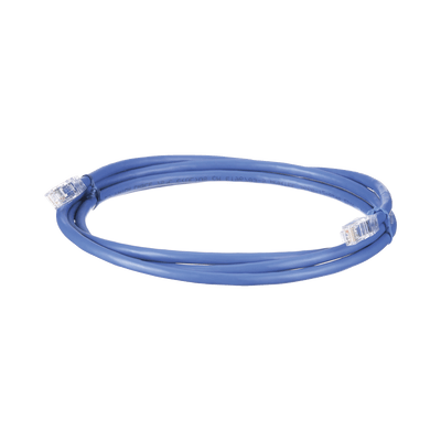 Cable de Parcheo UTP, Cat6A, 24 AWG, CM, Color Azul, 7ft - Image 3