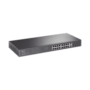 Switch no administrable de 16 puertos 10/100/1000Mbps y PoE af/at, 2 puertos SFP hasta 250W.