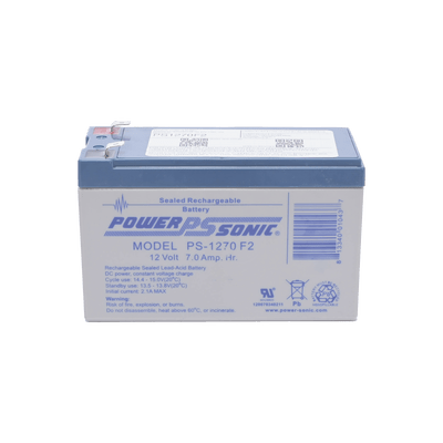 Batería 12V, 7AH, Para Respaldo, Tecnologías AGM/VRLA, 5 Años Vida Útil, Terminales F2, Reconocida UL
