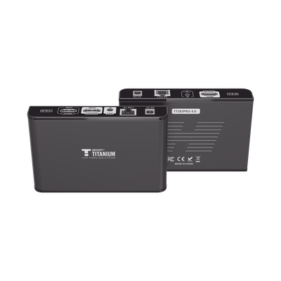 Kit Extensor HDMI para distancias de 120 metros / Resolución 1080P a 60Hz / Cat 6 / Soporta conexión Uno a Uno y Uno a Muchos / Soporta hasta 253 Rx / Salida Loop / Baja Latencia / Uso 24/7 / Soporta HDbitT / Compatible con Switch Gigabit - Image 2