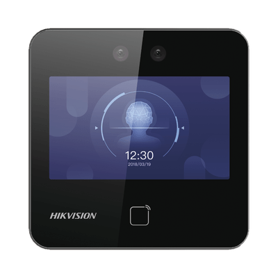 Terminal Min Moe WiFi / Touch de Reconocimiento Facial Ultra Rápido para ASISTENCIA y Control de ACCESO / 1500 Rostros y 3,000 tarjetas /  Lee códigos QR / Videoportero / Detección de Cubrebocas / SIP Estandar / HIK-IA