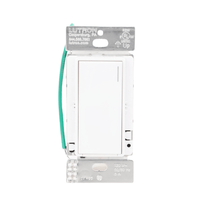 (RadioRa3) Apagador Sunnata color blanco para linea Radio Ra3, 8A de iluminacion, 5.8A Motor - Image 4