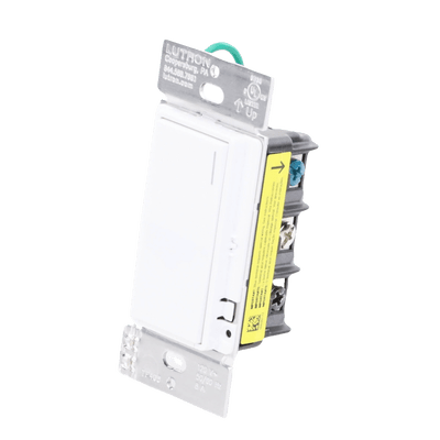 (RadioRa3) Apagador Sunnata color blanco para linea Radio Ra3, 8A de iluminacion, 5.8A Motor - Image 2