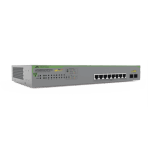 Switch PoE+ Gigabit WebSmart de 10 puertos 10/100/1000 Mbps (2 x Combo) + 2 puertos gigabit SFP (Combo), 75 W