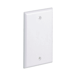 Placa de Pared Ciega Universal, Material ABS, Color Blanco
