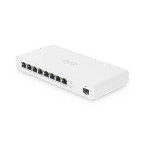 UISP Switch Gigabit PoE Pasivo de Capa 2 con 8 Puertos para Implementaciones MicroPoP