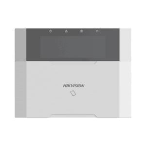 (AX HYBRID PRO) Teclado Compatible con el Panel Hybrid Pro Hikvision DS-PHA64-LP y DS-PHA64-LP(B) / Pantalla LCD / 2 zonas cableadas / 1 salida de alarma / 64 Llaveros