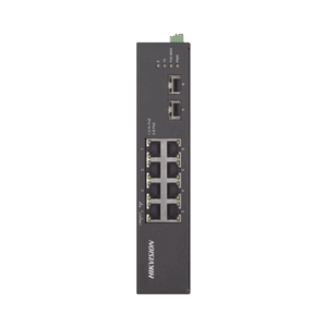 Switch Industrial No Administrable Gigabit / 6 Puertos Gigabit PoE+ (30 W) + 2 Puertos Gigabit PoE++ (60 W) / 2 Puertos SFP / 120 W Total / 48 a 57 VCD / Ideal para Proyectos / 300 Metros de Distancia