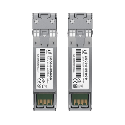 UFiber Módulo SFP+ 10G, transceptor MiniGibic MultiModo 10 Gbps, distancia 300m, conectores LC, paquete de 2 piezas - Image 2