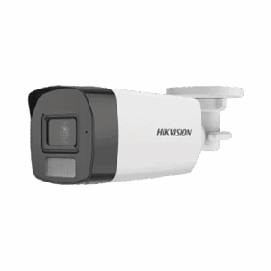 [Dual Light + ColorVu] Bala TURBOHD 3K (5 Megapixel) / Lente 2.8 mm / 40 mts IR + 40 mts Luz Blanca  / Gran Angular 104.5° / Exterior IP67 / Micrófono Integrado / dWDR / 4 Tecnologías