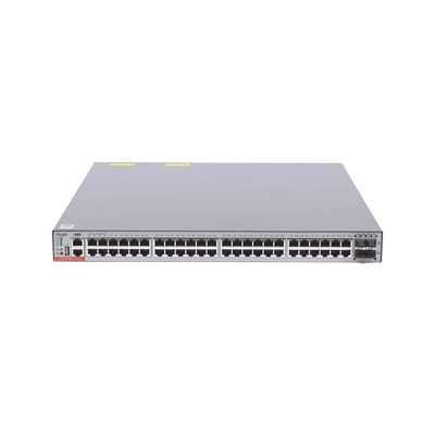 Switch Administrable Capa 3 PoE con 48 puertos Gigabit 802.3af/at + 4 SFP+ para fibra 10Gb, hasta 1,480 watts, gestión gratuita desde la nube.