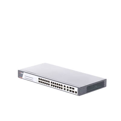 Switch Gigabit PoE+ / Administrable / 24 Puertos 1000 Mbps PoE+ / 4 Puertos 1000 Mbps + 4 Puertos SFP de Uplink / 370 Watts / Soporta IGMP - Image 3