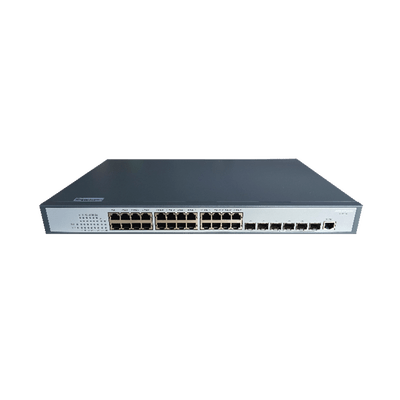 Switch Core Gigabit / Administrable Capa 3 / 24 Puertos 1000 Mbps / 6 Puertos SFP+ 10 G de Uplink / IGMP / VLAN / GRMP