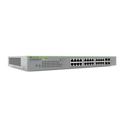 Switch PoE+ Gigabit WebSmart de 24 puertos 10/100/1000 Mbps + 4 puertos SFP Gigabit, 185 W, Version 2