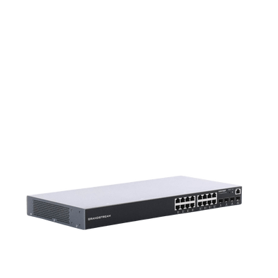 Switch Gigabit PoE+ Administrable / 16 puertos 10/100/1000 Mbps + 4 Puertos SFP Uplink / Hasta 240W / Compatible con GWN Cloud. - Image 5