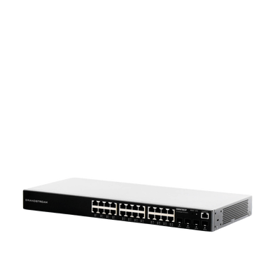Switch Gigabit PoE+ Administrable / 24 puertos 10/100/1000 Mbps + 4 Puertos SFP Uplink / Hasta 360W / Compatible con GWN Cloud. - Image 3