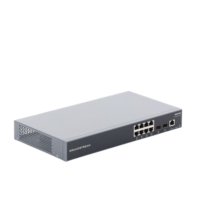 Switch Gigabit Administrable / 8 puertos 10/100/1000 Mbps + 2 Puertos SFP Uplink / Compatible con GWN Cloud. - Image 2