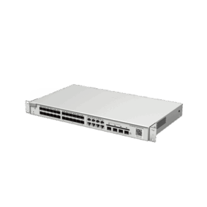 Switch administrable Capa 2+ Plus, 24 puertos SFP con 8 puertos Ethernet Gigabit y 4 SFP+ gestión en la nube