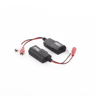 Balun Extensor de audio analogo estereo RCA a RJ45  / Distancia 800 mts/  Cable CAT5-6 / Conector 100% COBRE / protección TVS, Calidad PREMIUM - Image 3