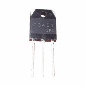 Transistor de Potencia en Silicio tipo NPN, 500 Vc-b, 15 A. 100 Watt, TO-3PA .