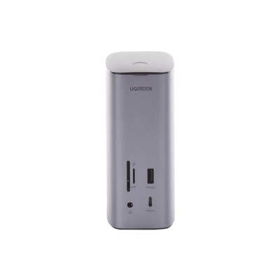 HUB USB-C (Docking Revodok Pro) 12 en 1 | 2 USB-A 3.0 | 1 USB-C PD Carga 100W | 1 USB-A 3.1 | 1 USB-C 3.1 | HDMI 4K | HDMI 8K Ultra HD | Display Port 4K | RJ45 (Gigabit) | Lector Tarjeta SD + Micro SD (TF) | Jack Audio 3.5mm. - Image 2
