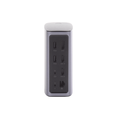 HUB USB-C (Docking Revodok Pro) 12 en 1 | 2 USB-A 3.0 | 1 USB-C PD Carga 100W | 1 USB-A 3.1 | 1 USB-C 3.1 | HDMI 4K | HDMI 8K Ultra HD | Display Port 4K | RJ45 (Gigabit) | Lector Tarjeta SD + Micro SD (TF) | Jack Audio 3.5mm. - Image 4