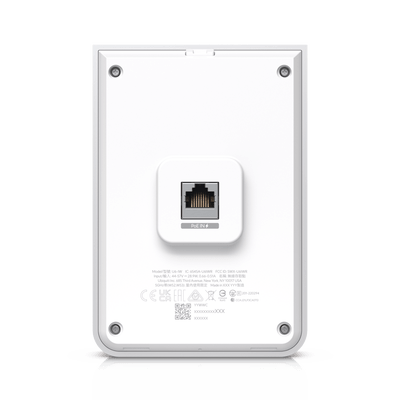 Access Point UniFi U6 In Wall/Montaje p/pared, WIFI 6 2.4 Y 5 Ghz, hasta 5.3 Gbps, 1 pto PoE In, 4 ptos secundarios (1 PoE Out) - Image 2