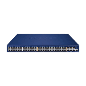 Switch Administrable Stacking Capa 3, 48 Puertos PoE Gigabit 802.3at, 6 Puertos SFP de 10 G, Incluye Fuente Redundante de 55 V cc
