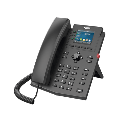 Teléfono IP empresarial para 4 líneas SIP con pantalla LCD de 2.4 pulgadas a color, Opus y conferencia de 3 vías, PoE. - Image 2