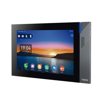 Monitor IP/SIP para interior con Android, Wi-Fi, Bluetooth, Pantalla táctil de 10.1", audio de 2 vías, PoE, 8 interfaces de entrada de alarma. - Image 2