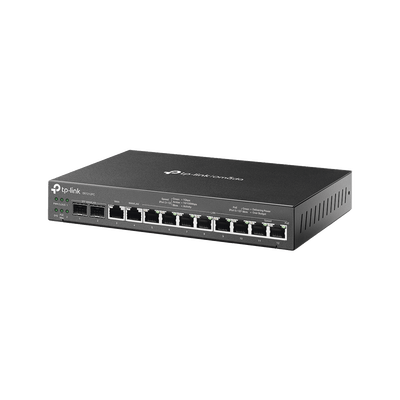 Router Omada VPN / SDN Multi-WAN 1G / Switch con PoE y Controlador  / 2 puerto WAN/LAN SFP 1G / 1 Puerto RJ45 WAN / 1 Puerto WAN/LAN RJ45 / 8 Puertos PoE+ LAN RJ45 /  24,980 Sesiones Concurrentes / Administración por Controlador Omada o Stand-Alone - Image 3