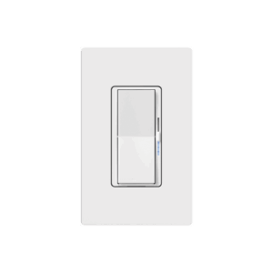 (Caseta Wireless) DIVA Atenuador de pared. Aumenta/Disminuye Intensidad de Iluminación.  No requiere cable neutro. 150W LED / 600W INC/HAL