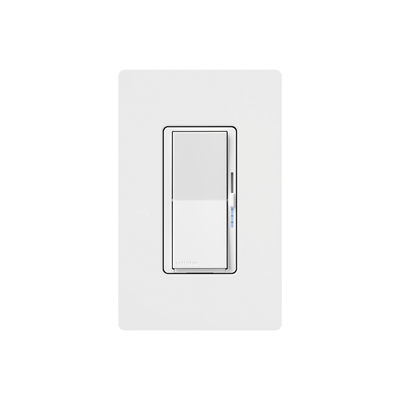 (Caseta Wireless) DIVA Atenuador de pared. Aumenta/Disminuye Intensidad de Iluminación. No requiere cable neutro. 150W LED / 600W INC/HAL