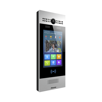 Kit Frente de Calle y Montaje en Pared / Ideal para fraccionamientos / Administración 100% en la Nube / Notificación a APP / Llamada Telefónica / ANDROID / SIP / ONVIF /Reconocimiento Facial / QR y PIN para Visitas / IP65 / IK06 / BT - Image 2