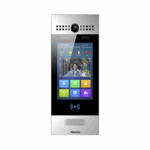 Kit Frente de Calle y Montaje en Pared / Ideal para fraccionamientos / Administración 100% en la Nube / Notificación a APP / Llamada Telefónica / ANDROID / SIP / ONVIF /Reconocimiento Facial /  QR y PIN para Visitas / IP65 / IK06 / BT