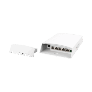 Switch CCTV PoE para Exterior / No administrable / PoE Entrada 802.3 bt Hasta 60W / 1 Puerto PoE salida 24V pasivo Hasta 12W /  3 puertos PoE 802.3 at Hasta 30W /  Ideal para Aplicaciones CCTV con Enlaces Inalámbricos